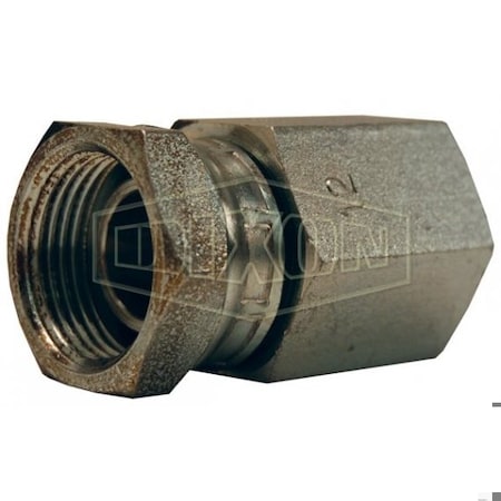 Dixon Swivel Nut, 1-11-1/2 Nominal, FNPT x Female NPSM, Steel, Domestic 1405-16-16